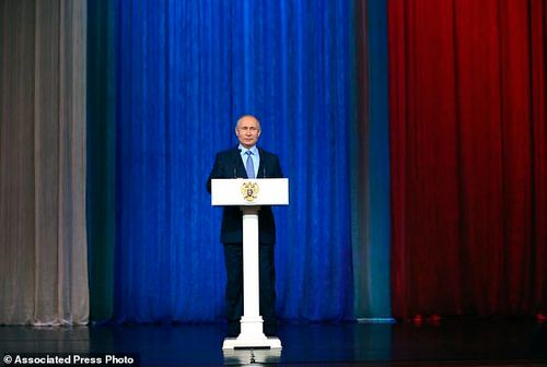 Tổng thống Putin: Hơn 60 âm mưu khủng bố nhằm vào Nga năm 2017