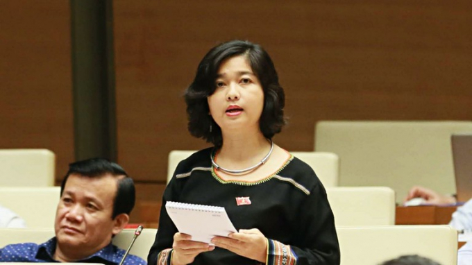 Đại biểu Ksor H’Bơ Khăp đoàn đại biểu quốc hội Gia Lai